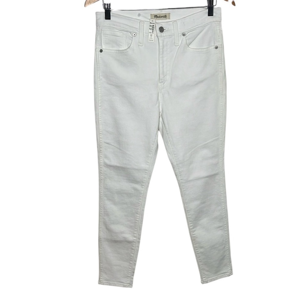 New Madewell White 10" High-Rise Skinny Jeans Women's Size 29P